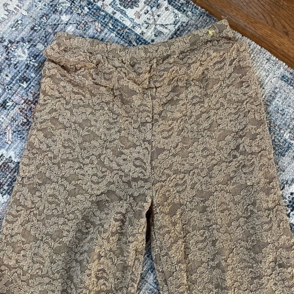 Vintage the limited lace see through wide leg pants